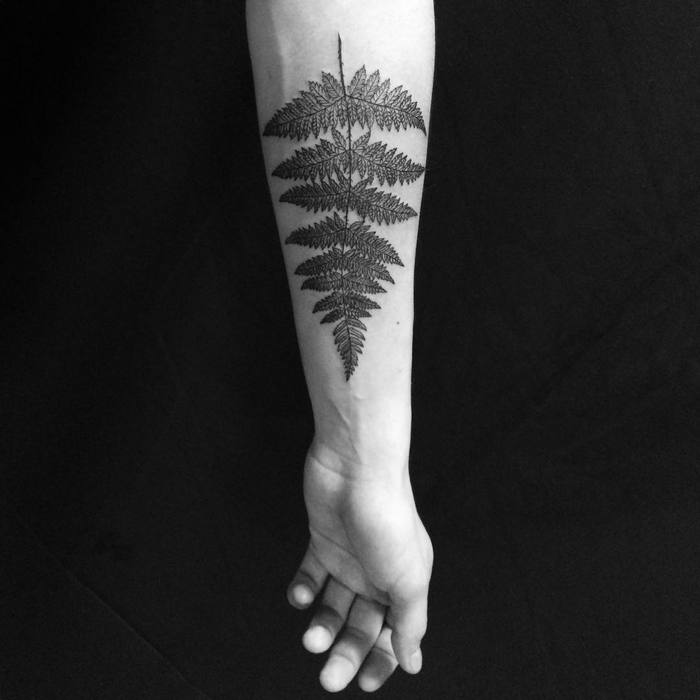 Fern Tattoo by mary_tereshchenko
