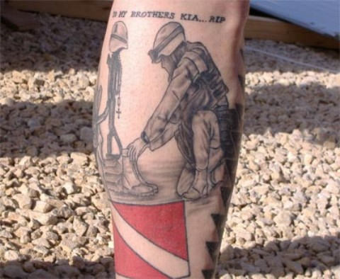 RIP - Soldier Memorial Tattoo