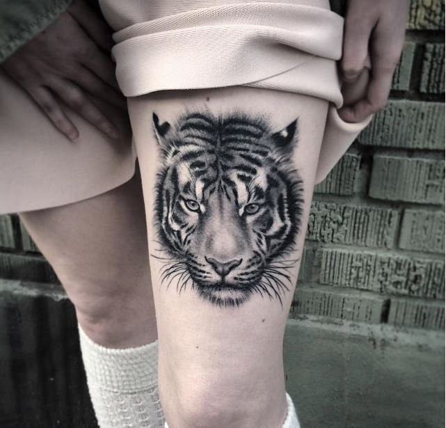 Tiger Tattoos For Girl