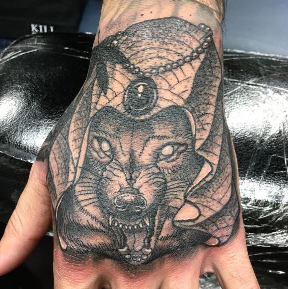 Wolf Hand Tattoos
