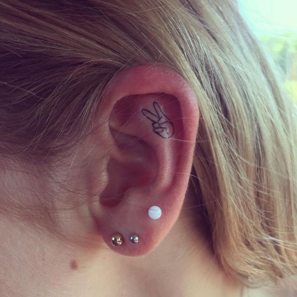 Ear Tattoos Pictures