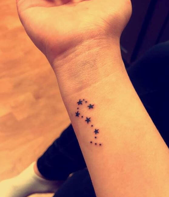 Scorpio Constellation Tattoos