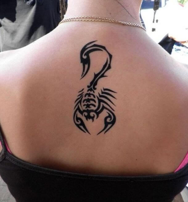 Scorpion Back Tattoos