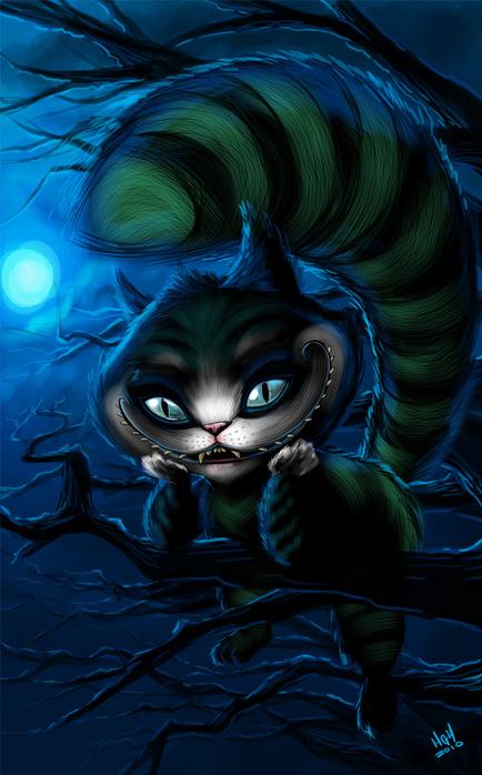 Чеширский кот в иллюстрациях художников, фото № 80