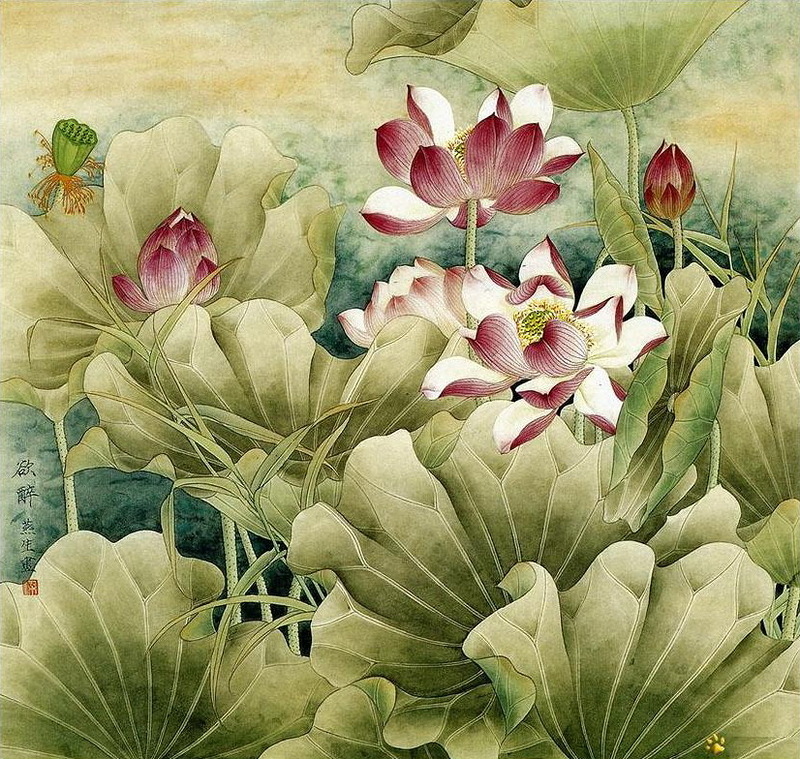 Лотос — божественный цветок Востока, или Символ чистоты и совершенства в творчестве, фото № 31
