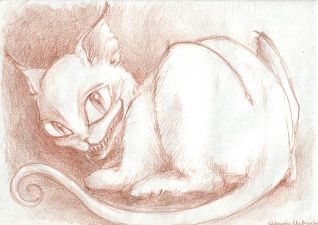 Чеширский кот в иллюстрациях художников, фото № 35