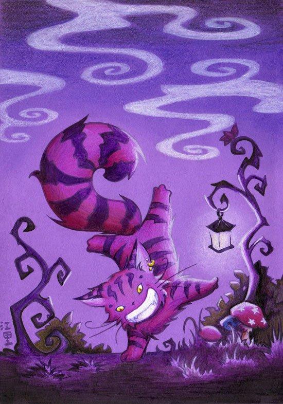 Чеширский кот в иллюстрациях художников, фото № 9