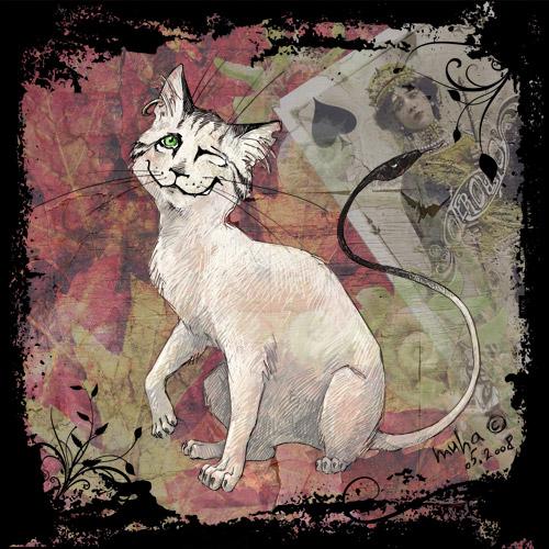 Чеширский кот в иллюстрациях художников, фото № 1