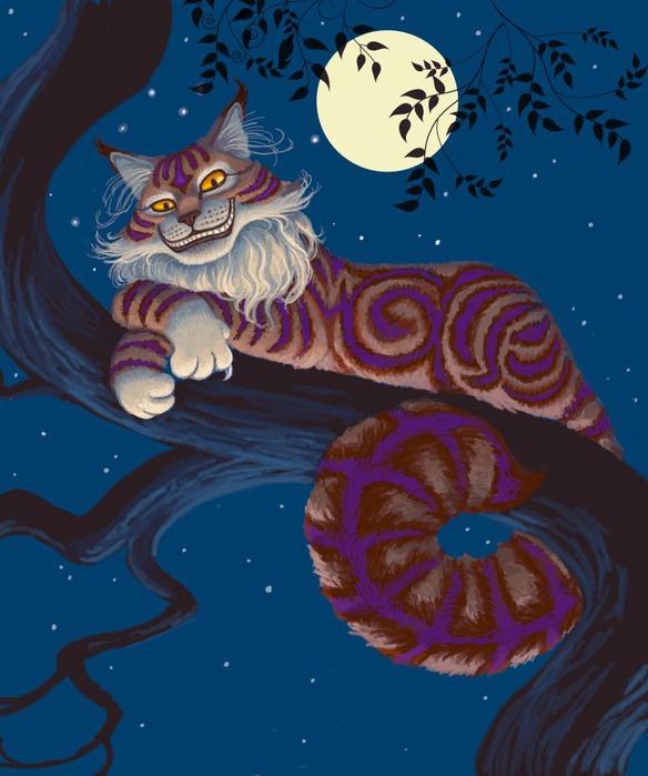 Чеширский кот в иллюстрациях художников, фото № 54
