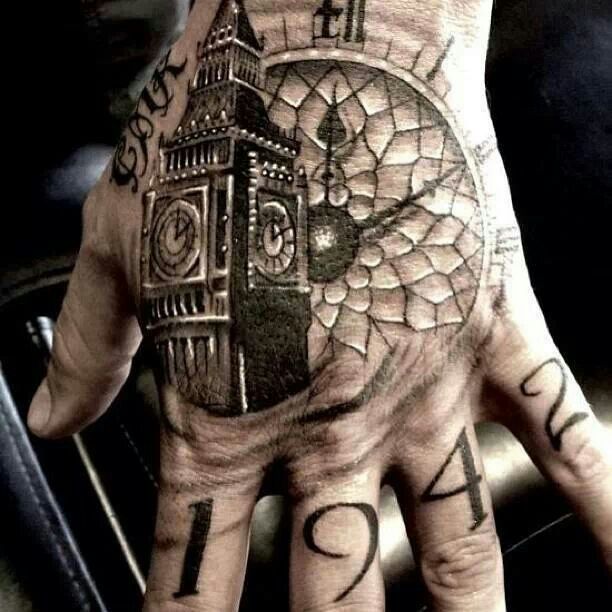 татуировка на пальцах