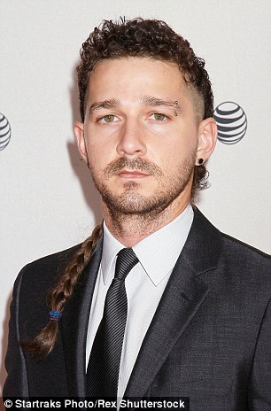 All gone: The actor terminated his small braided ponytail after months of caring for the long braided appendage