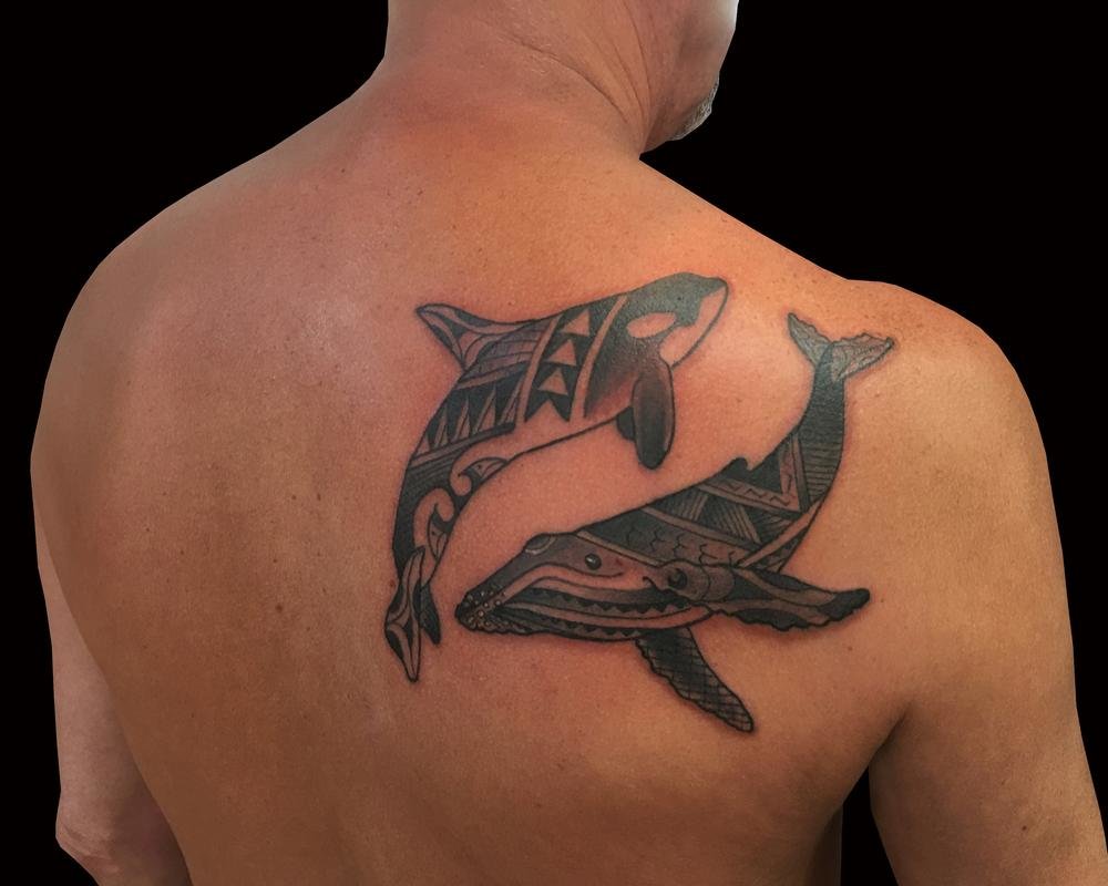 татуировка кита 