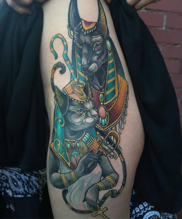 Татуировки египетских кошек