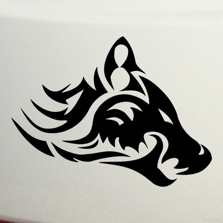 Кельтская татуировка – изображение волка