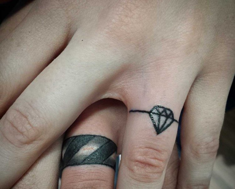 Татуировка на безымянном пальце