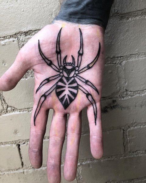 Что означает татуировка паука для мужчин? Тату паук, значение для девушек