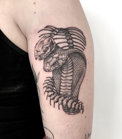 Что означает татуировка змея для мужчин? Тату змея, значение для девушек