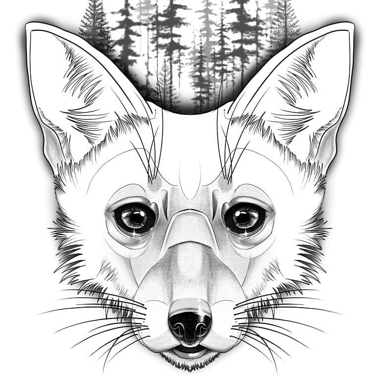 Голова Хищной лисы