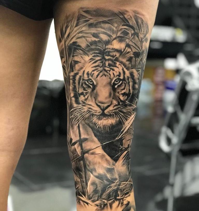 татуировка тигра