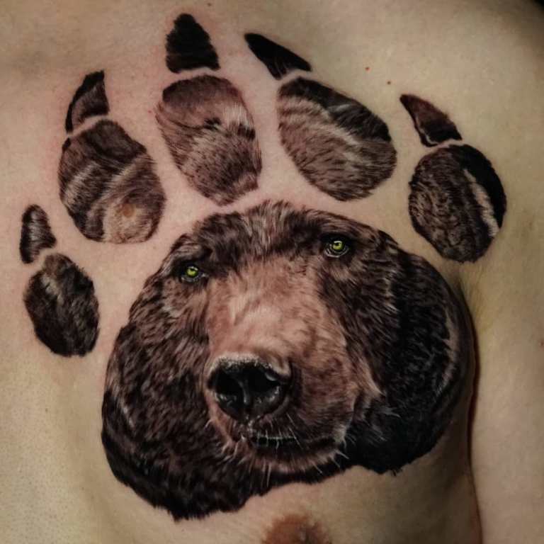 татуировка медведь значение