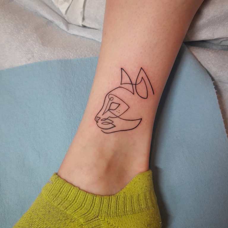 татуировки с кошками