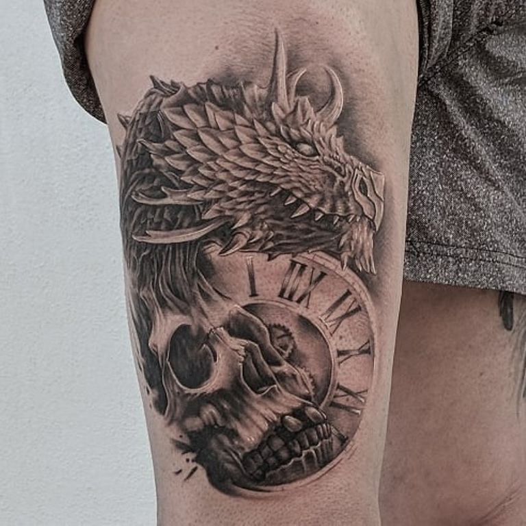 дракон татуировка
