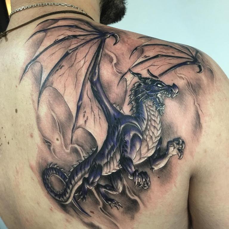 драконы тату