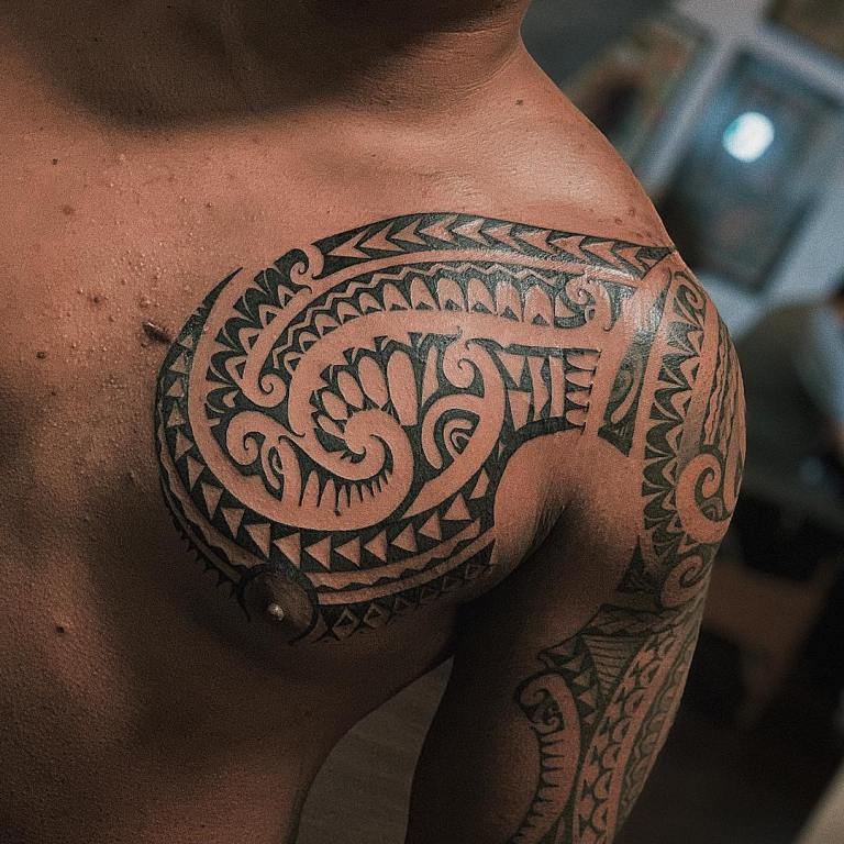 полинезийский стиль тату