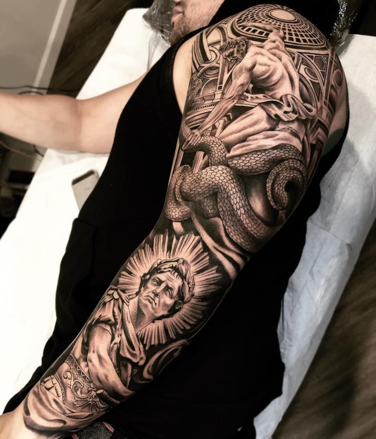 татуировка рукав для мужчин