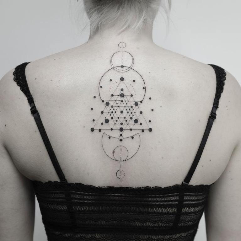 красивые татуировки на спине