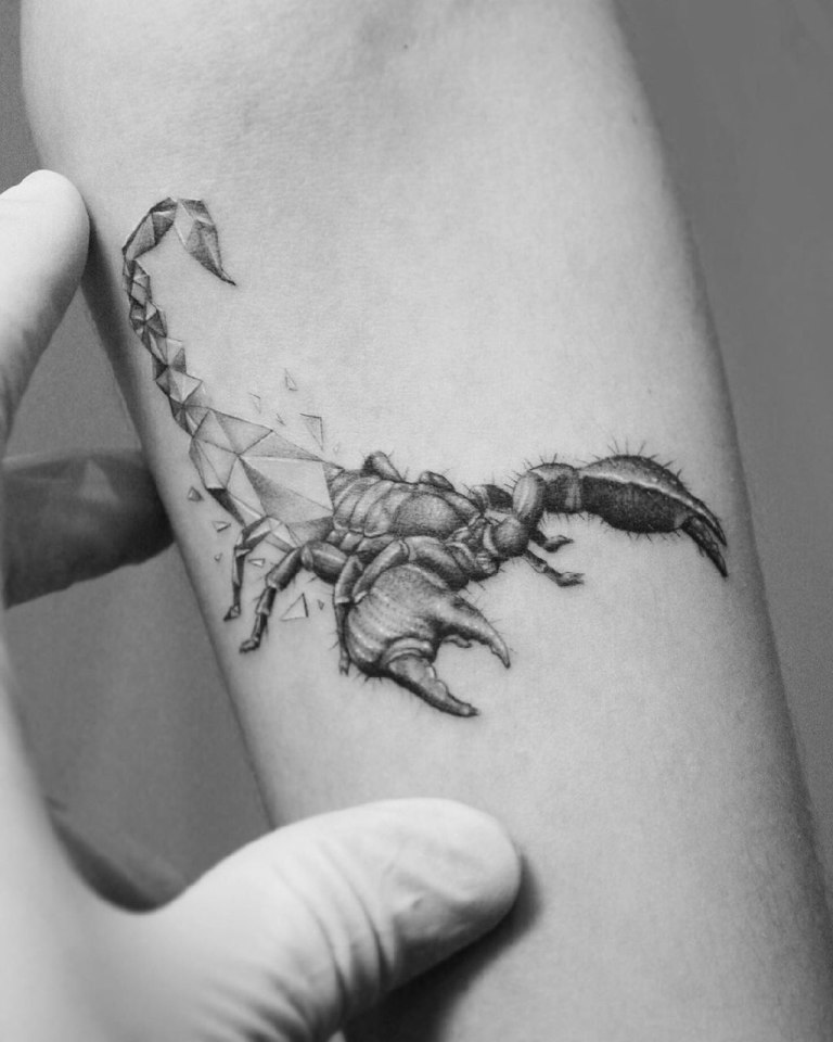 татуировка скорпиона