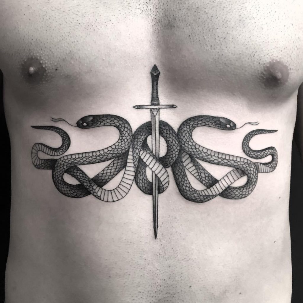 что означает татуировка змея