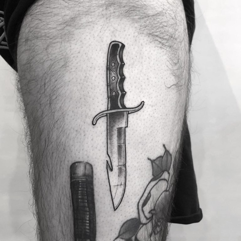 что означает татуировка нож