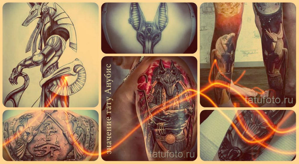 Значение тату Анубис - интересные фото с примерами готовых татуировок на теле