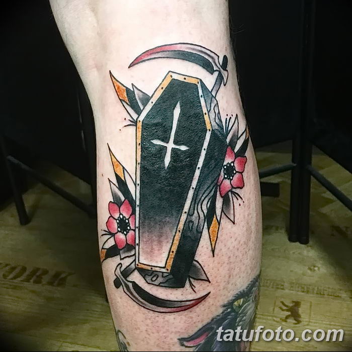 Фото тату смерть с косой - примеры готовых рисунков татуировки