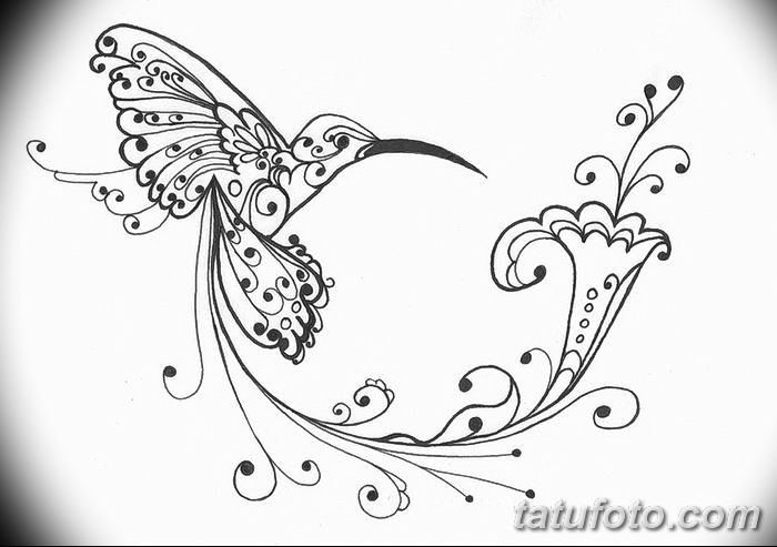 black and white hummingbird tattoo hummingbird and flower pencil