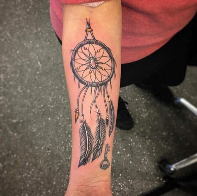 Best Forearm Dreamcatcher Tattoo