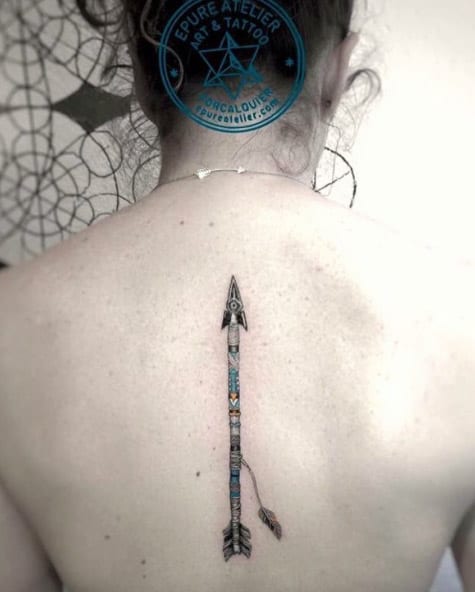 Arrow Tattoo Design by Marie Roura