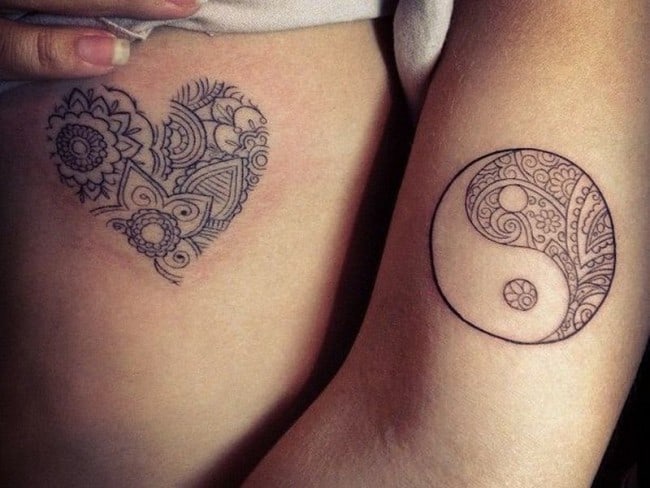 Yin Yang Tattoos 