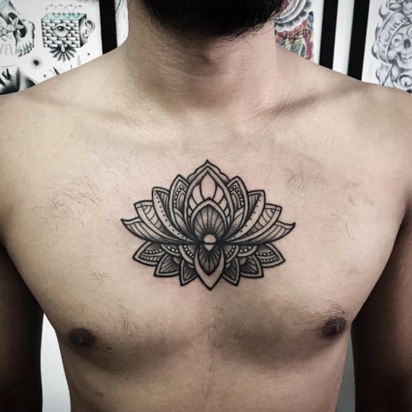 Mandala Lotus Tattoo by Ishi Neve