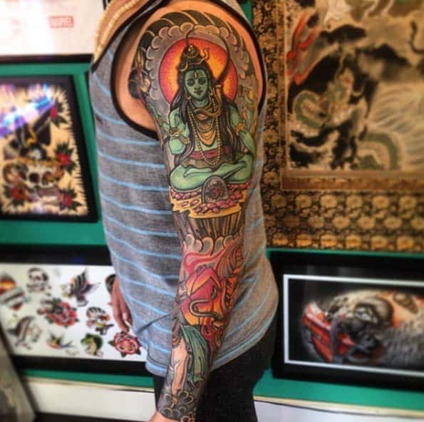 Lord Shiva Full Sleeve by Sullen Art