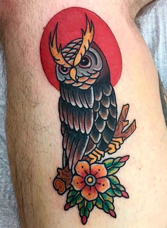 Значение татуировки сова