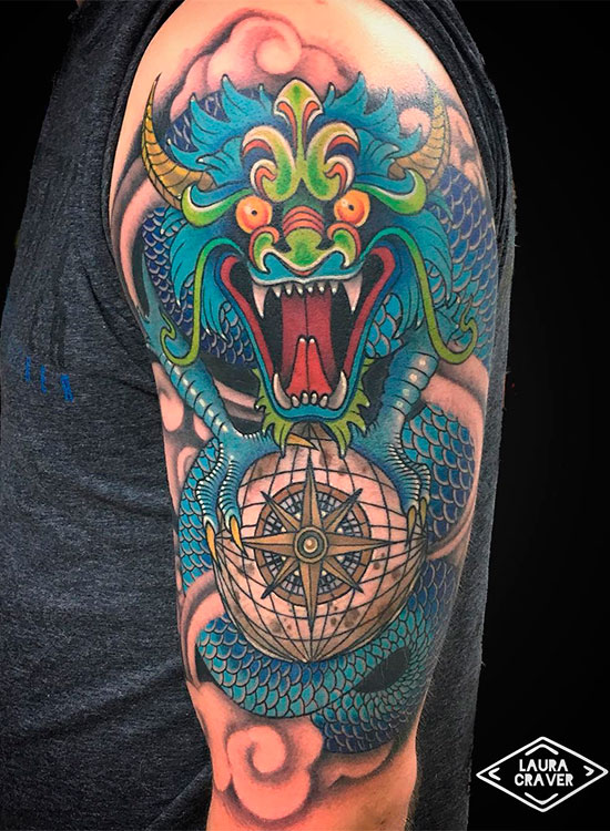 Значение татуировки дракон