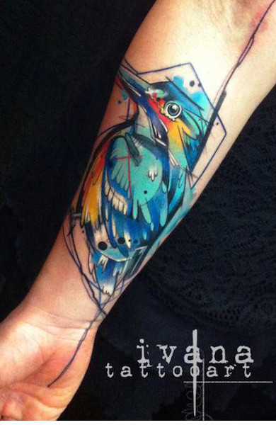 фото татуировка птица