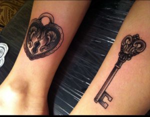 парные татуировки для влюбленных