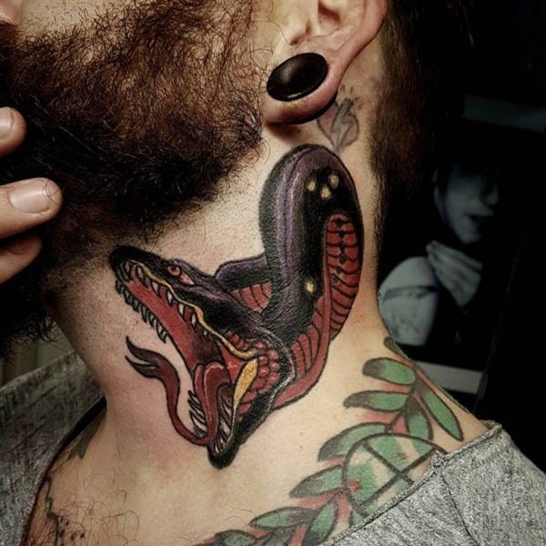 neck tattoo design