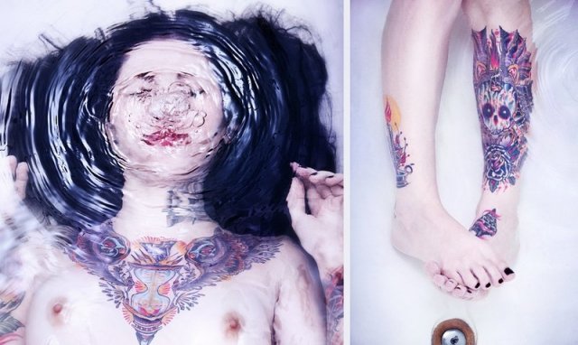 Девушки с татуировками (59 фото)