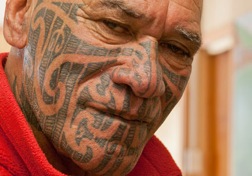 Archaic Maori Facial Tattoo